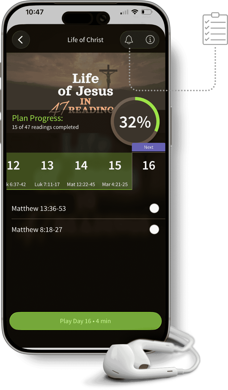 Reading Plans in the Olive Tree app